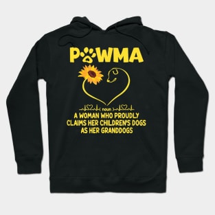 Pawma Definition Grandma Paw Mama Gift Funny For Dog Lovers Hoodie